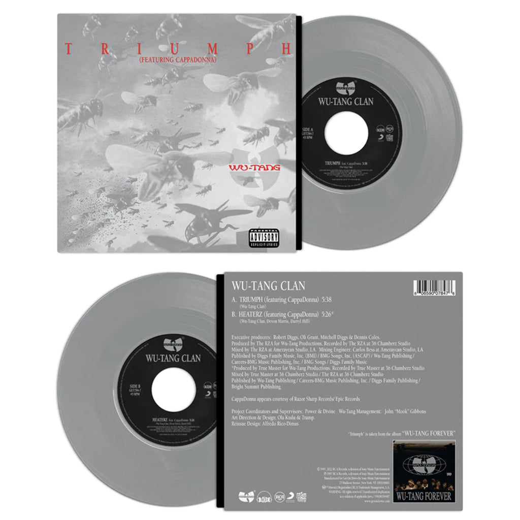 WU-TANG CLAN - Triumph / Heaterz - 7" - Silver Vinyl [MAY 19]