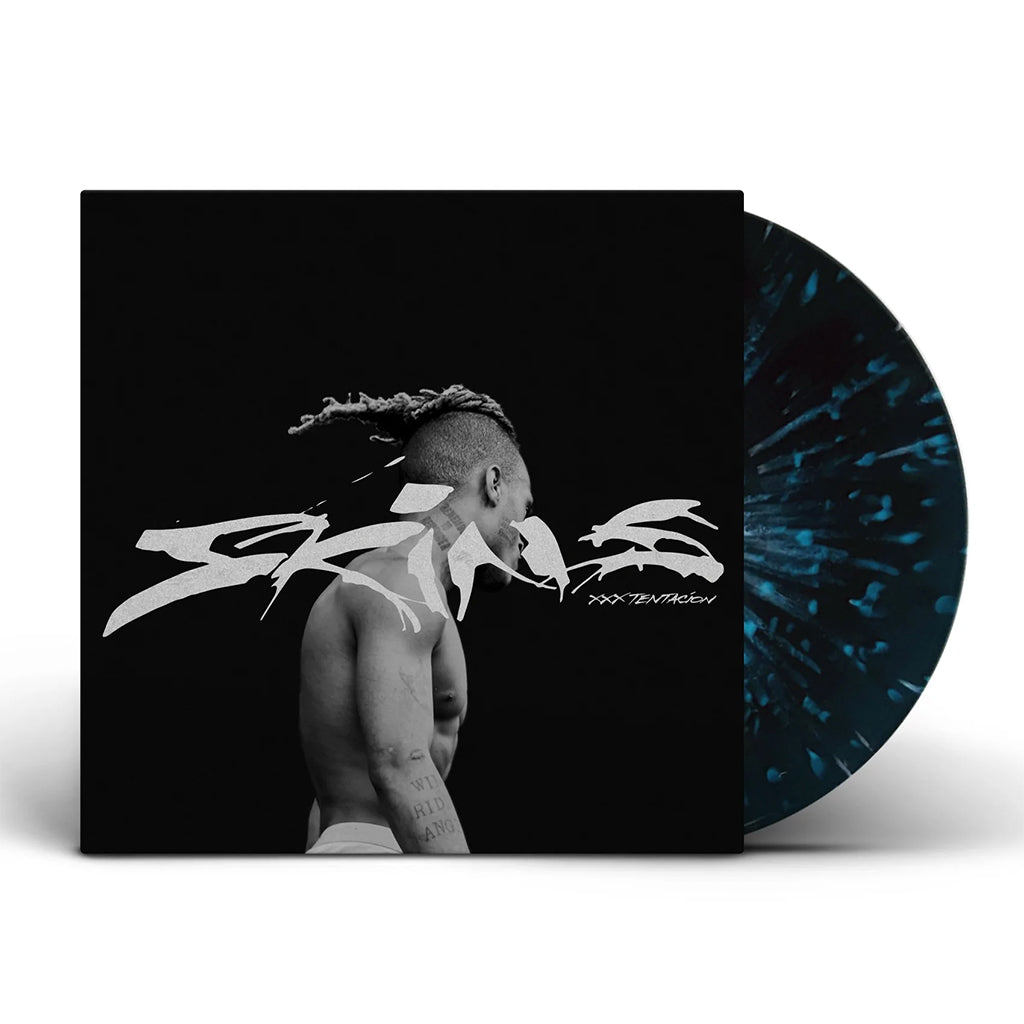 XXXTENTACION - Skins (Repress) - LP - Clear / Black (Colour In Colour) w/ Black / Blue Splatter Vinyl