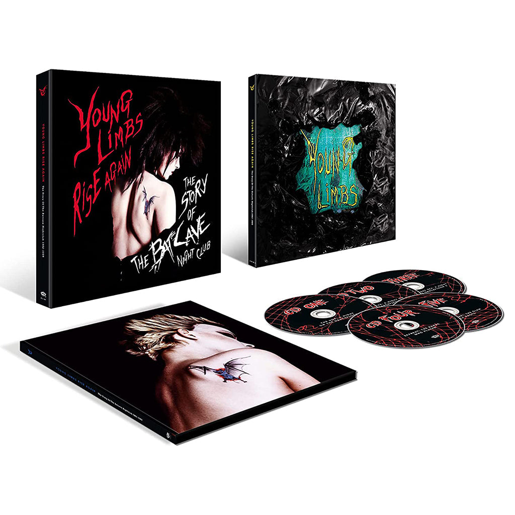 VARIOUS - Young Limbs Rise Again – The Story of the Batcave Nightclub 1982 - 1985 - 5CD & Hardback Book - Deluxe Box Set