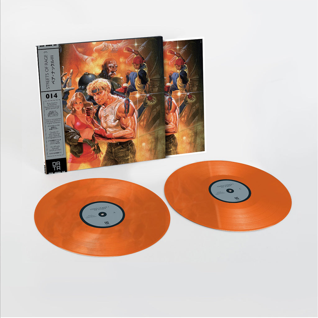 YUZO KOSHIRO - Streets Of Rage 3 (w/ Bonus Lithographic Print) - 2LP - 180g Translucent Orange Vinyl [APR 7]