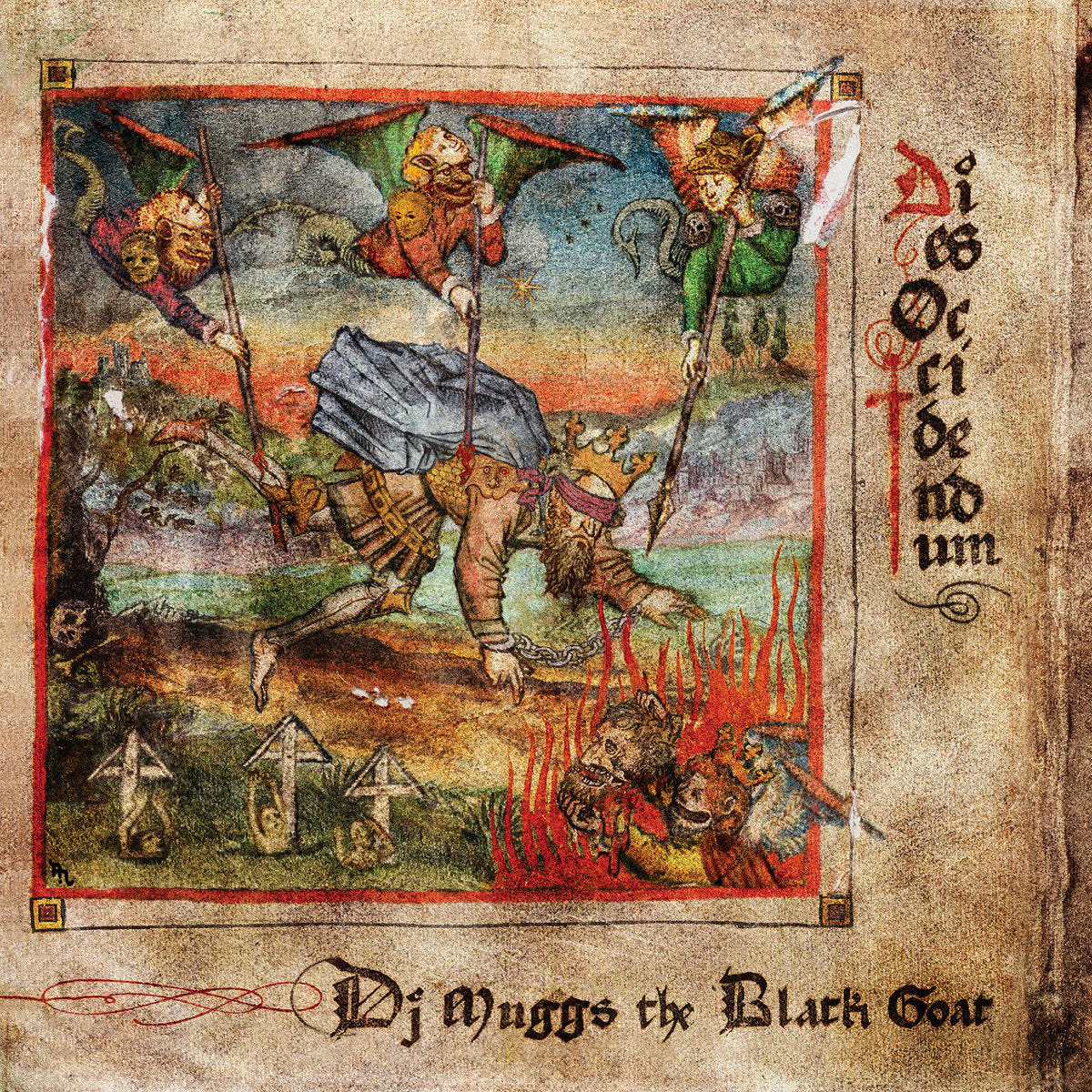 DJ MUGGS THE BLACK GOAT - Dies Occidendum - LP - Red Vinyl