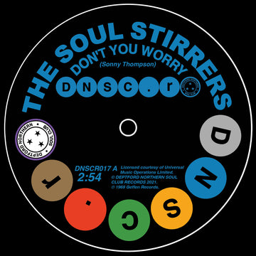 THE SOUL STIRRERS / THE SPINNERS - Don’t You Worry / Memories Of Her Love Keep Haunting Me - 7" - Vinyl