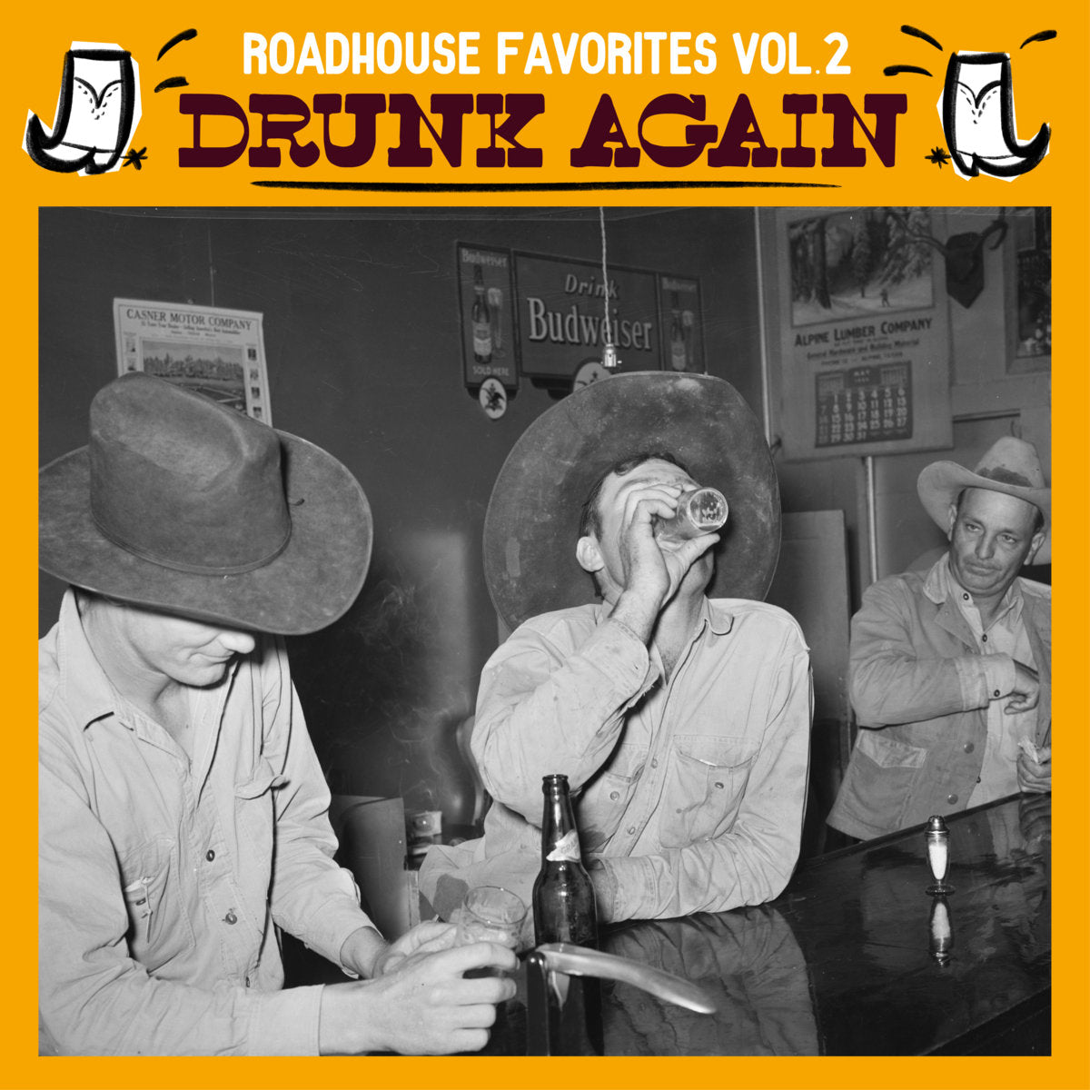 VARIOUS - Roadhouse Favorites Vol. 2: Drunk Again - LP - Vinyl