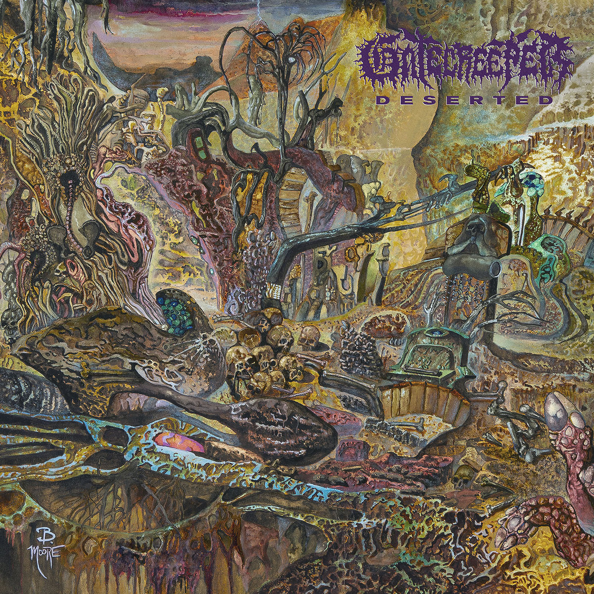 GATECREEPER - Deserted - LP - Limited Neon Violet with Splatter Vinyl