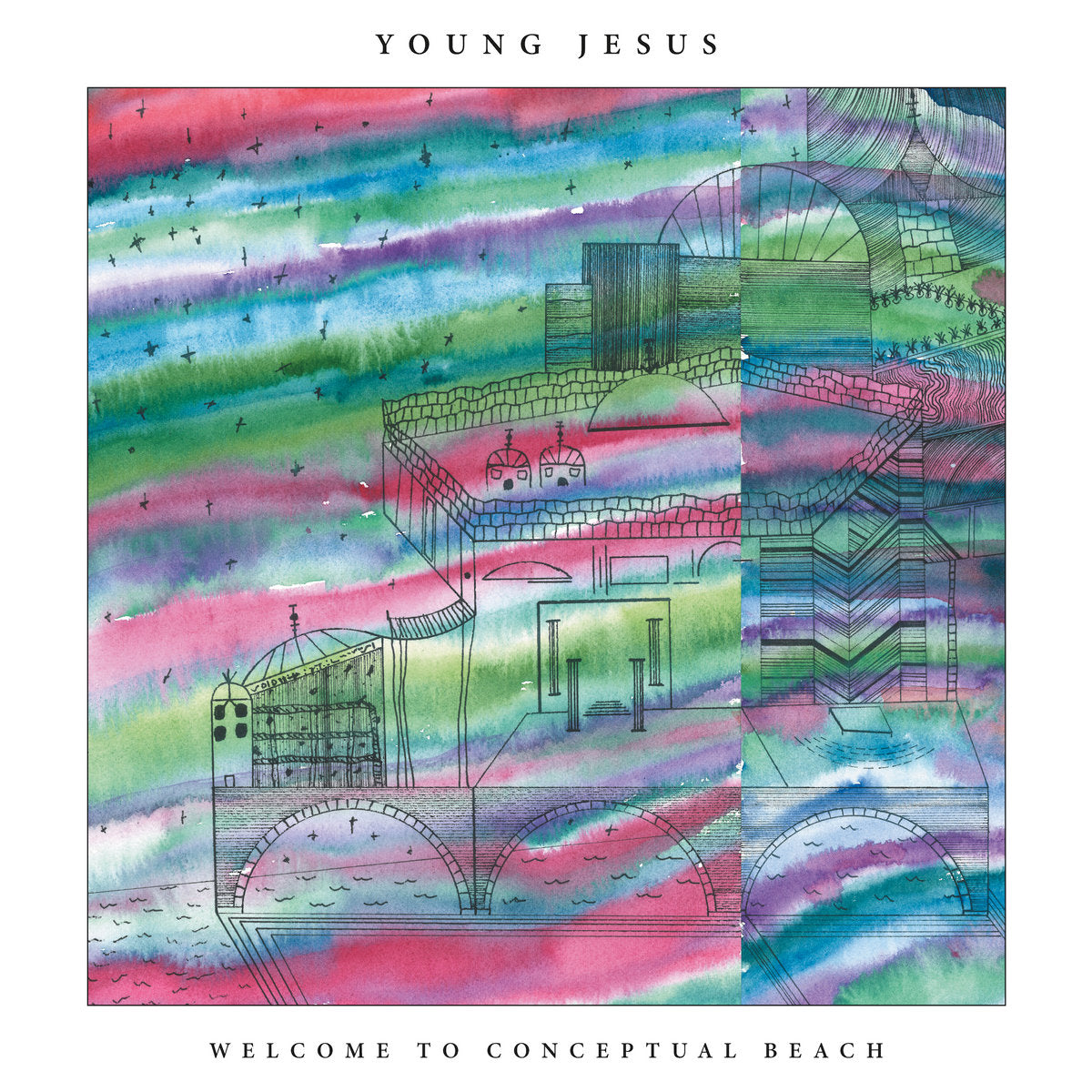YOUNG JESUS - Welcome to Conceptual Beach - LP - Vinyl