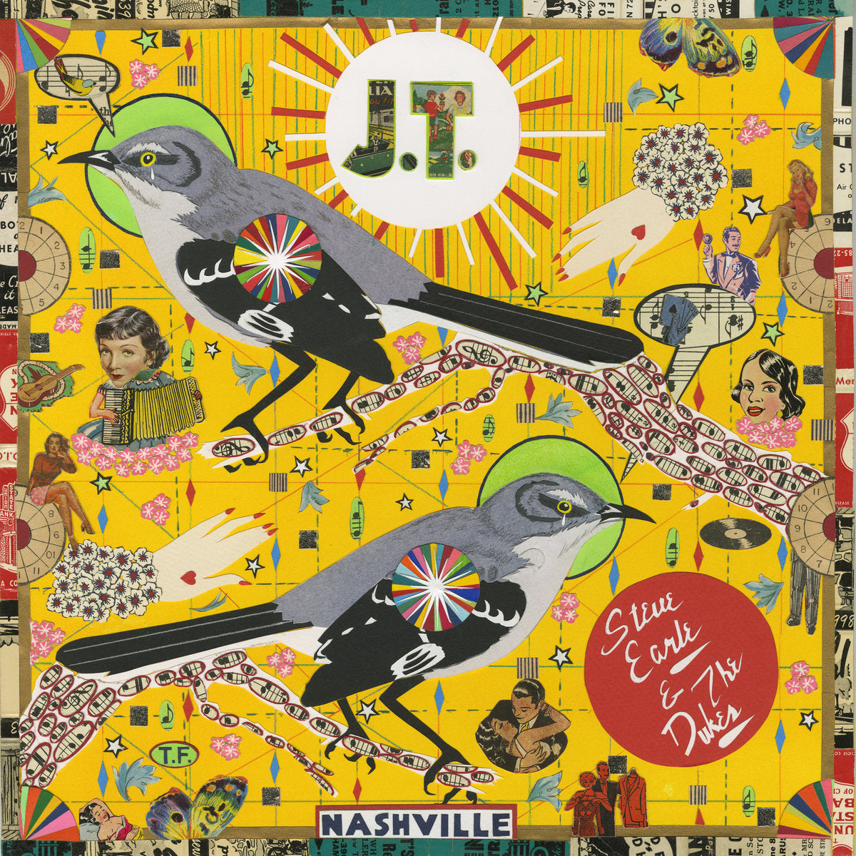 STEVE EARLE & THE DUKES - J.T. - LP - Red Vinyl