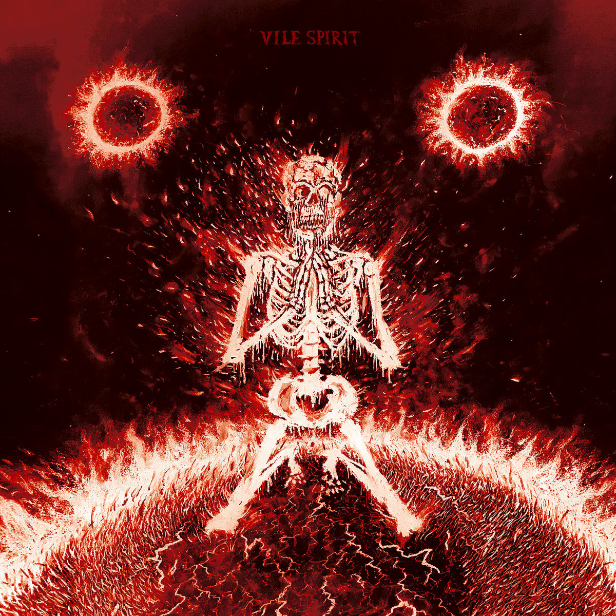 VILE SPIRIT - Scorched Earth - LP - Red & Black Splatter Vinyl