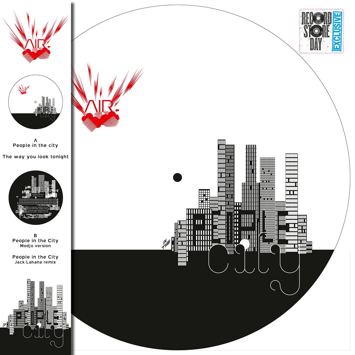 AIR - People in the City - 12" - Picture Disc Vinyl [RSD2021-JUN12]