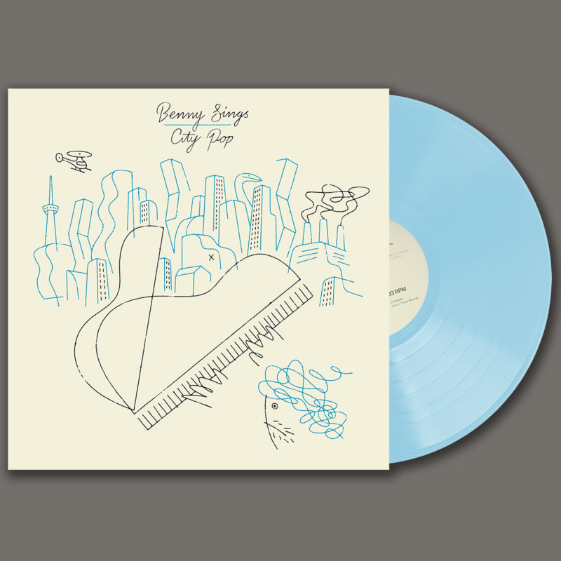 BENNY SINGS - City Pop - LP - Transparent Baby Blue Vinyl