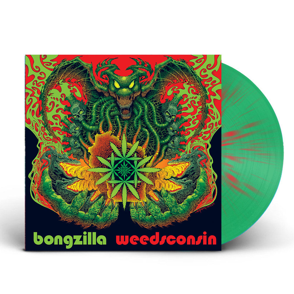BONGZILLA - Weedsconsin - LP - Transparent Green w/ Red Splatter Vinyl