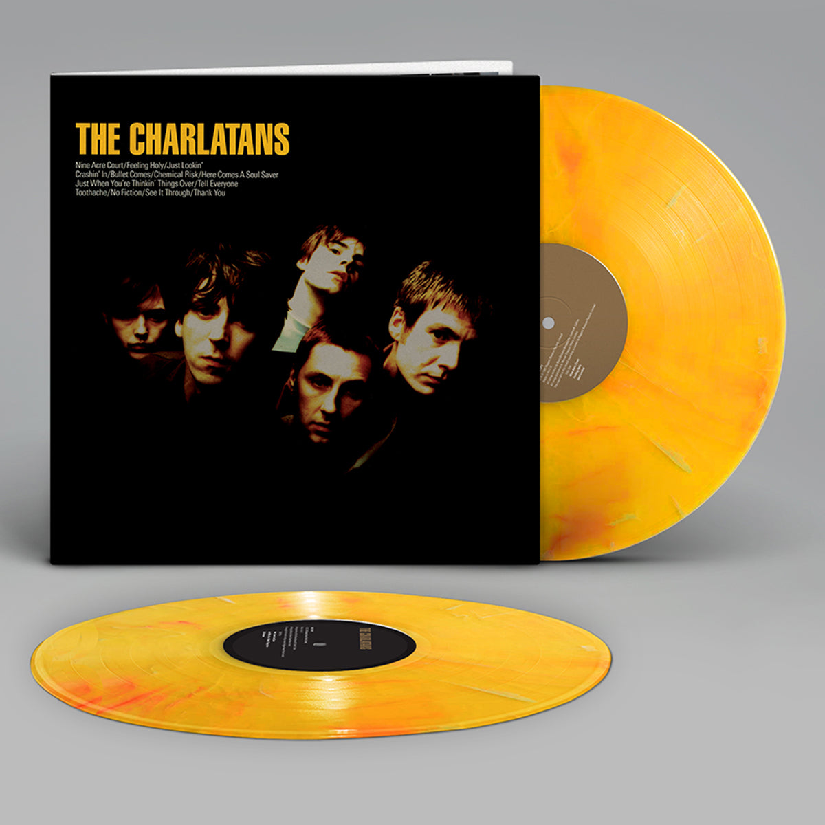 THE CHARLATANS - The Charlatans - 2LP - Marbled Yellow Vinyl