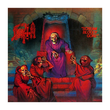 DEATH - Scream Bloody Gore - LP - Limited Clear with Blood Red Pinwheels & Splatter Vinyl