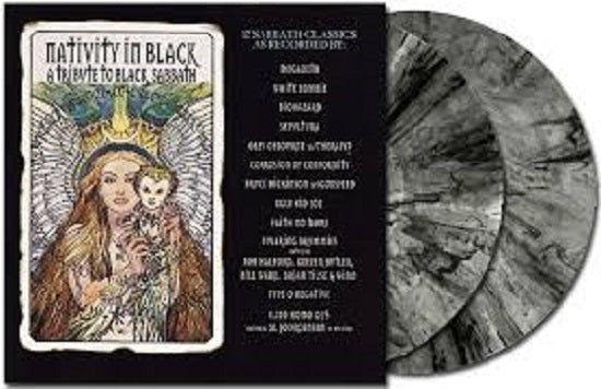 VARIOUS - Nativity in Black - 2LP - Limited Clear Black Swirl Vinyl [RSD2020-SEPT26]