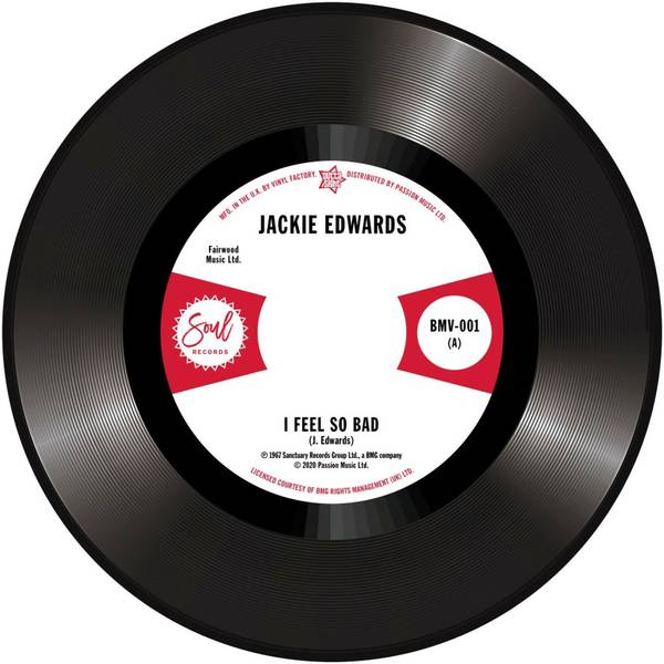 JACKIE EDWARDS / DEL DAVIS - I Feel So Bad / Baby Don't Wake Me - 7" - Vinyl