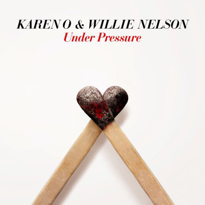 KAREN O & WILLIE NELSON - Under Pressure - 7" - White / Blue Vinyl [RSD2021-JUL 17]