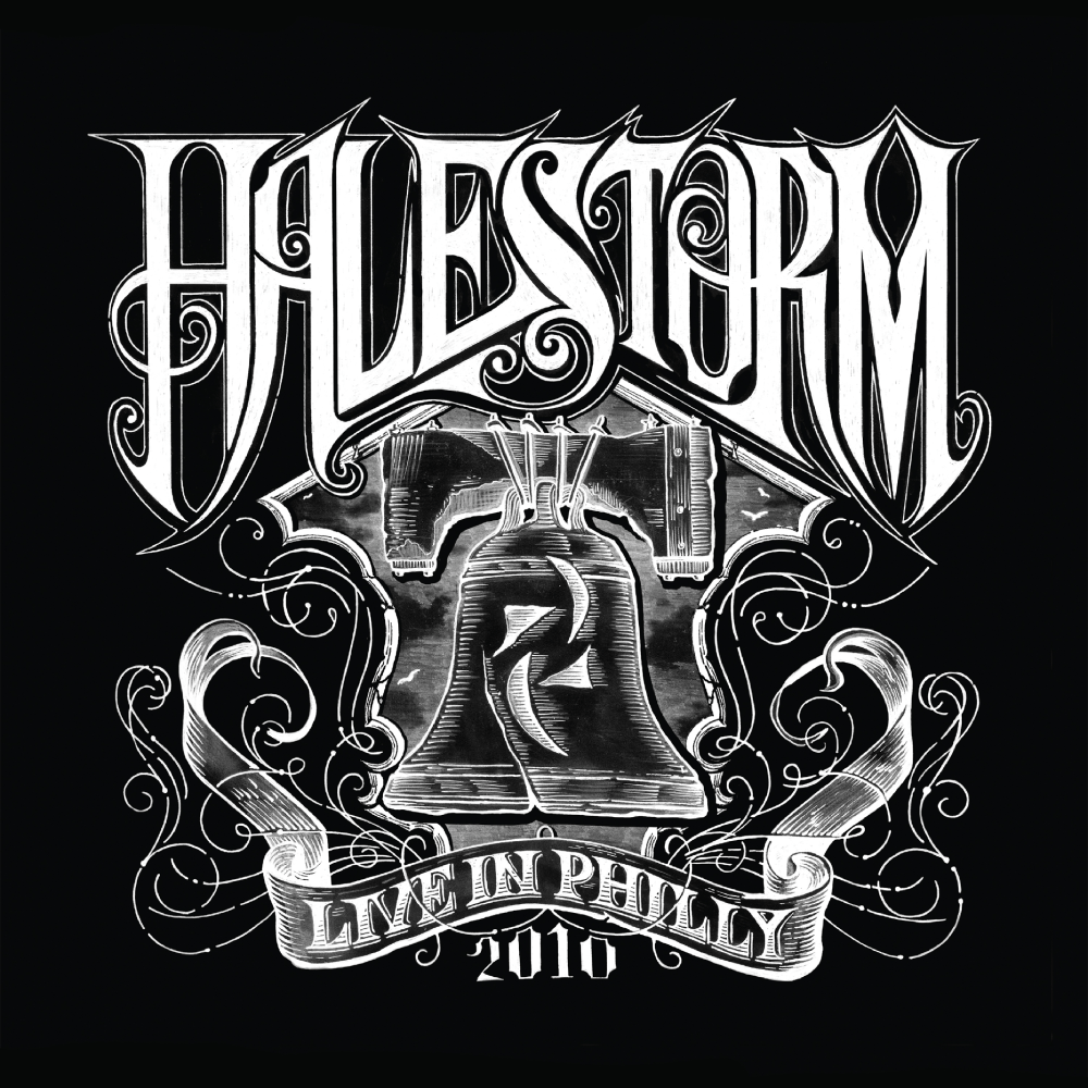 HALESTORM - Live In Philly 2010 - 2LP - Clear And Black Mixed Vinyl