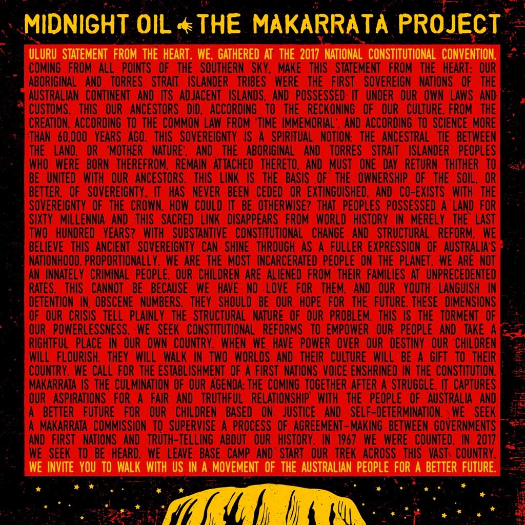 MIDNIGHT OIL - The Makarrata Project - LP - Limited Yellow Vinyl