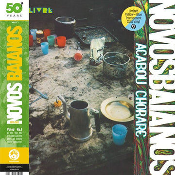 NOVOS BAIANOS - Acabou Chorare (50th Anniversary Edition) [BLACK FRIDAY 2022] - LP - Yellow & Blue Transparent Vinyl [NOV 25]