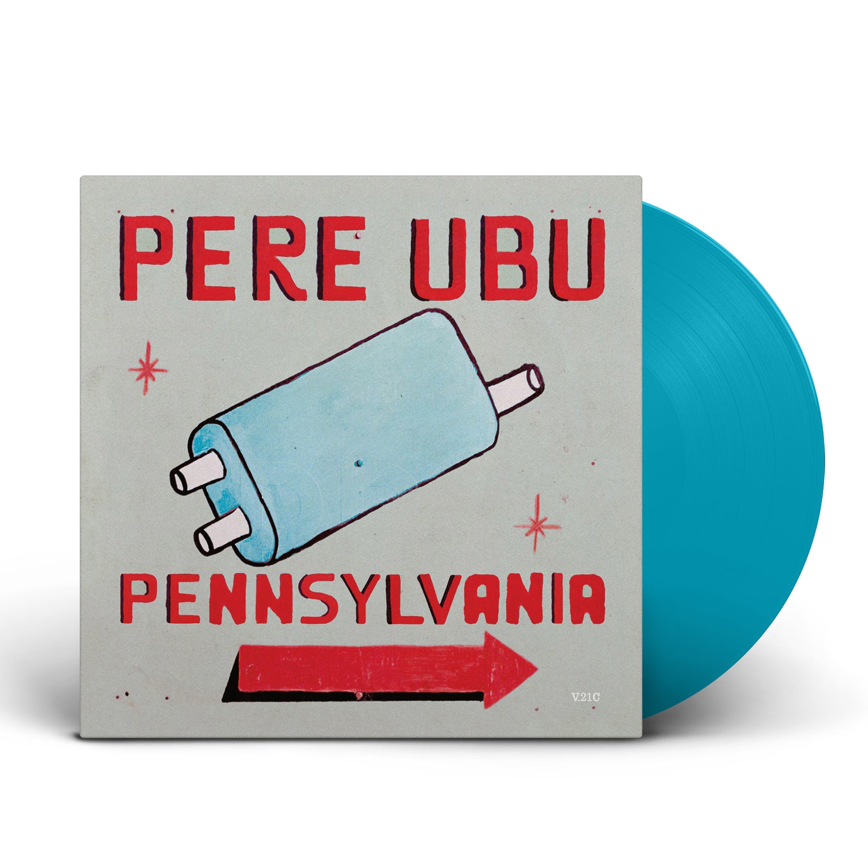PERE UBU - Pennsylvania (2021 Remix) - LP - Light Blue Vinyl