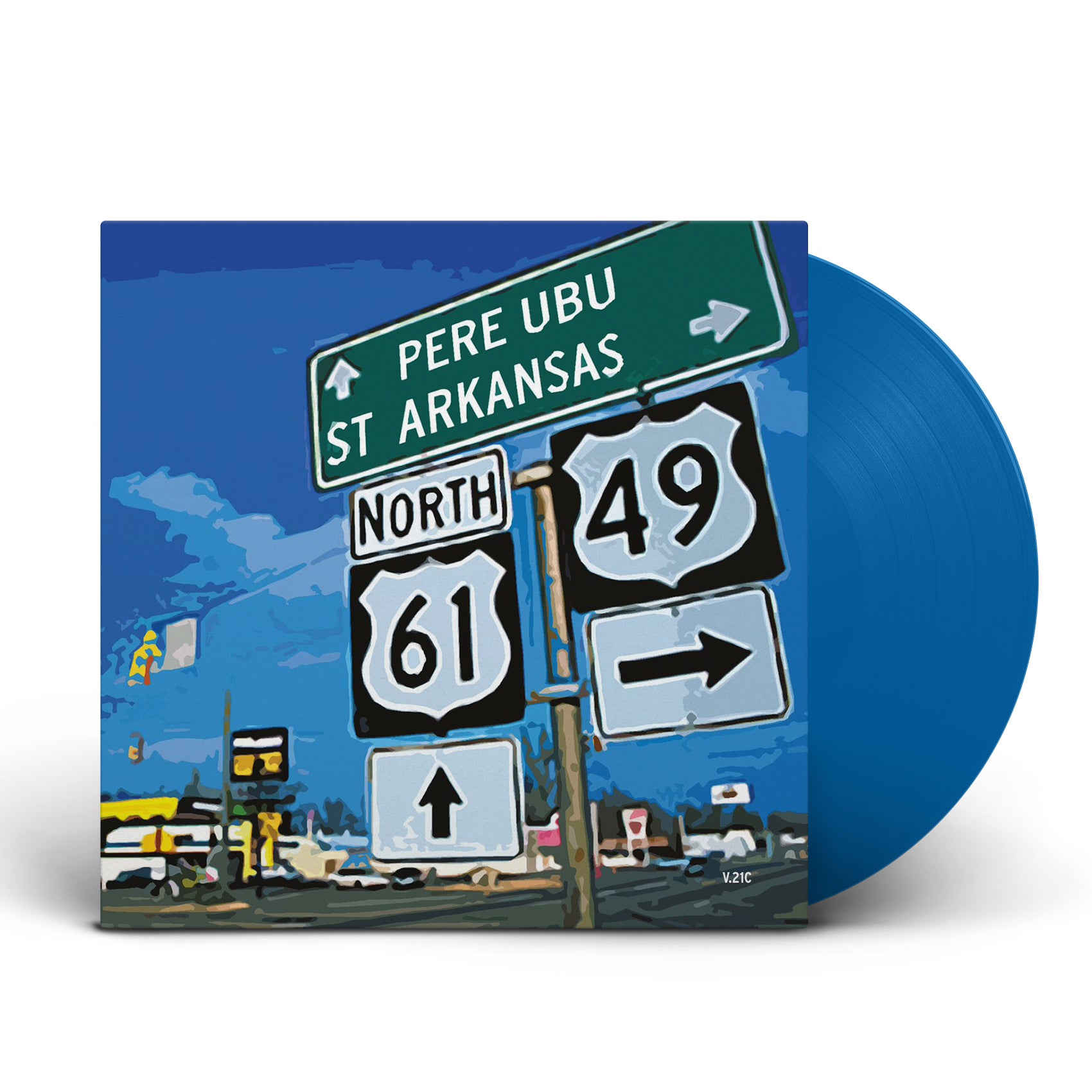 PERE UBU - St Arkansas (2021 Remix) - LP - Dark Blue Vinyl