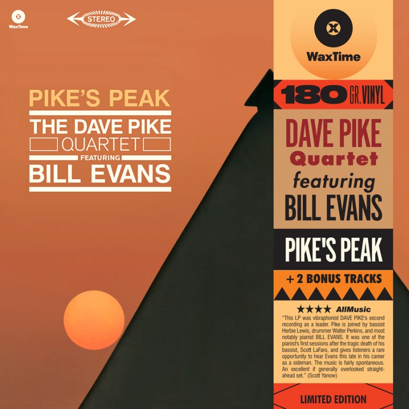 DAVE PIKE QUARTET FEAT BILL EVANS - Pike's Peak - LP - 180g Vinyl