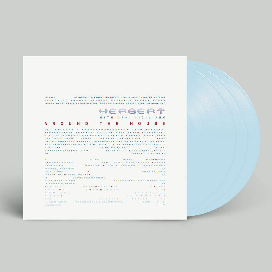 HERBERT - Around the House - 3LP - Transparent Sky Blue Vinyl