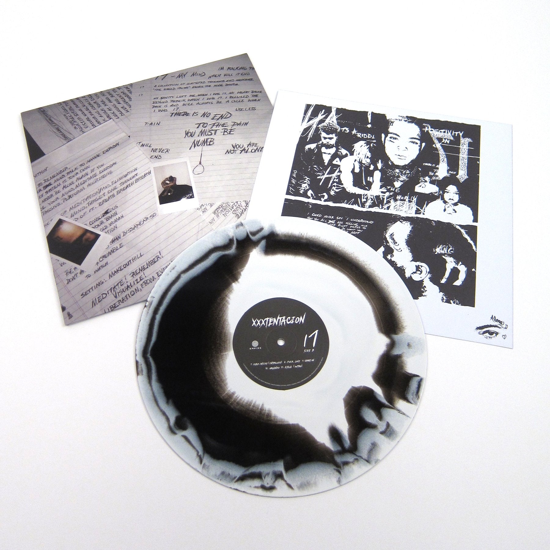 XXXTENTACION - 17 - LP - Limited Marbled White & Black Vinyl
